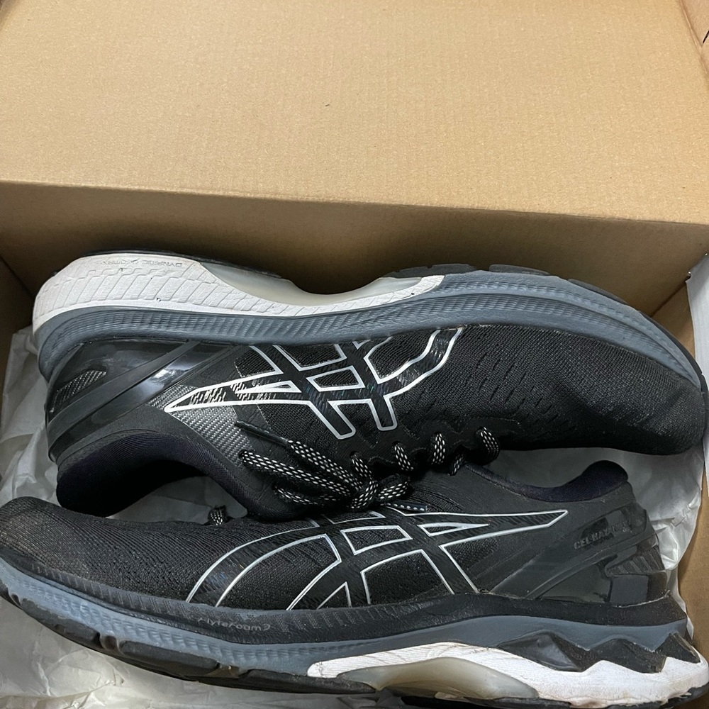 ASICS Black and Gray Athletic Shoes
